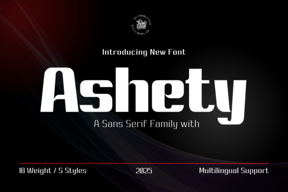 Ashety Display Font for Bold Vintage Craft Projects