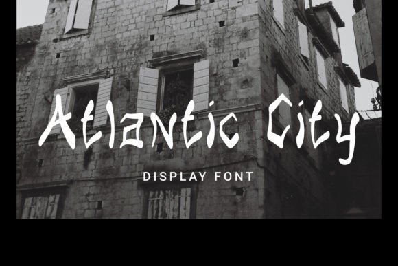 Atlantic City Font: Elegant Mandarin Display Fonts for Makers