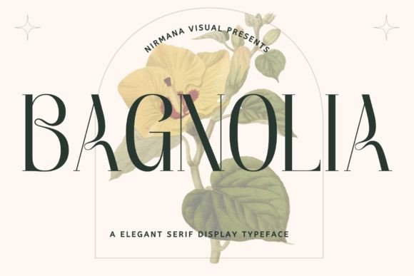 Bagnolia Display Font for Handmade Branding