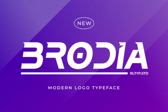 Brodia Display Font for Modern Handmade Brands