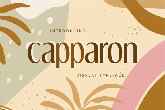 Capparon: A Playfully Handmade Display Font for Editorial Charm