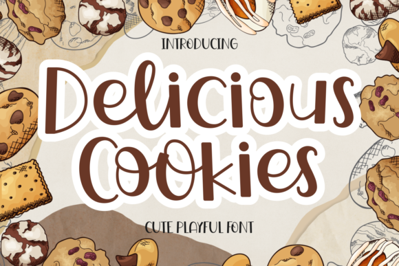 Delicious Cookies Font for Playful Branding & Creative Campaigns