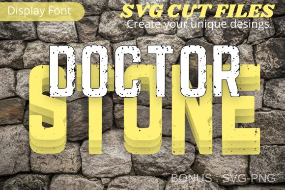 Doctor Stone Display Font for Bold Campaign Visuals
