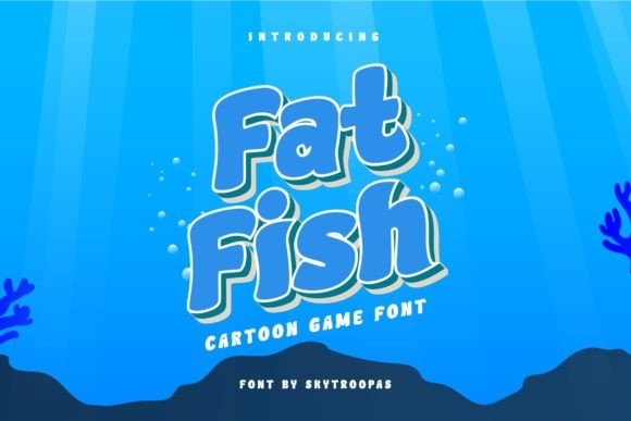 Fat Fish - Ocean Gaming Font for Playful Yet Polished Branding