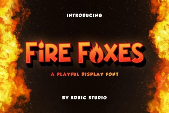 Fire Foxes Font: Playful Display Fonts for Standout Branding