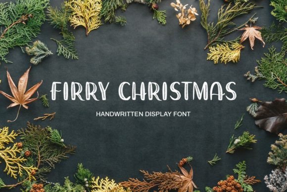 Firry Christmas Font for Festive Web Design