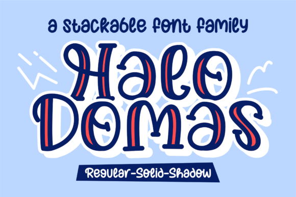 Halo Domas: A Friendly Display Font for Creative Branding