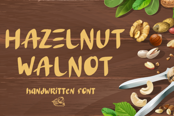 Hazelnut Walnot: A Cute & Jolly Display Font for Scroll-Stopping Content