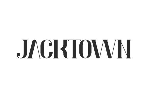 Jacktown: A Vintage Display Font for Editorial Warmth