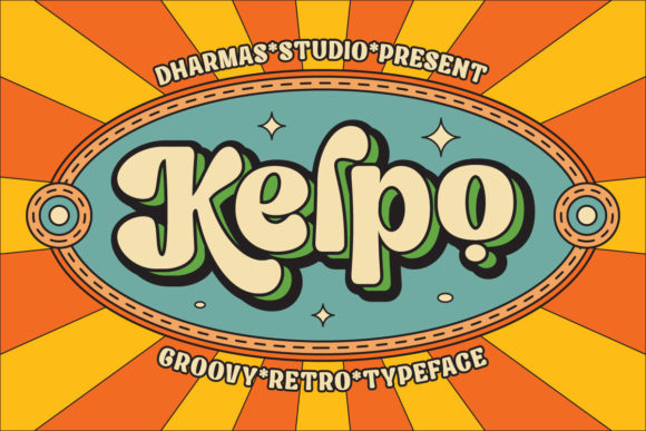 Kelpo: A Retro Display Font That Makes Your Brand Instantly Memorable