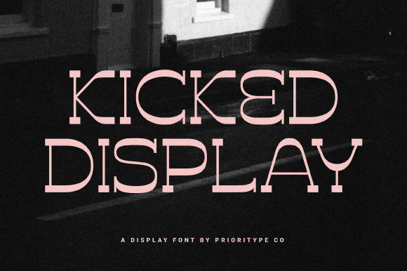 Kicked Font: Vintage Display Typeface for Standout Branding