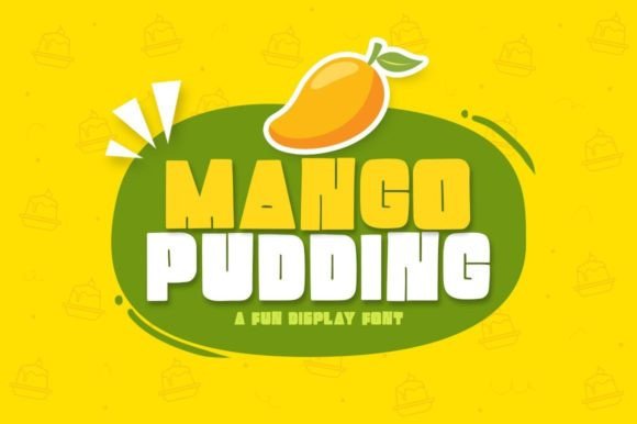 Mango Pudding Font for Playful Editorial Design
