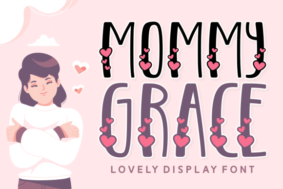 Mommy Grace: A Feminine Display Font for Heartfelt Campaigns