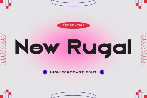 New Rugal Display Font for Handmade Brands
