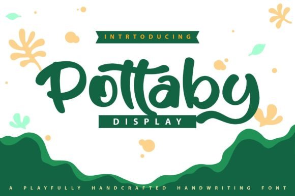 Pottaby: A Sweet Handwritten Display Font for Editorial Charm