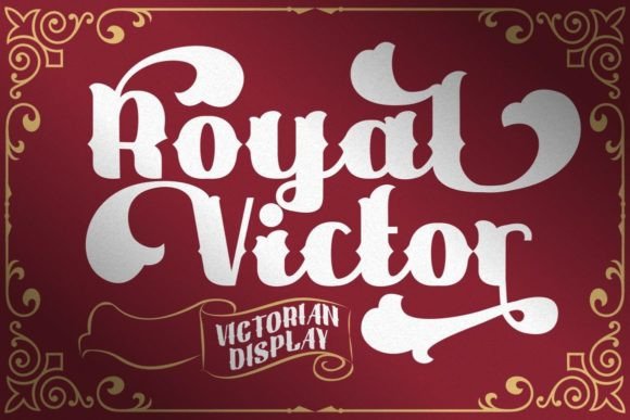 Royal Victor: A Bold Display Font for Editorial Charm