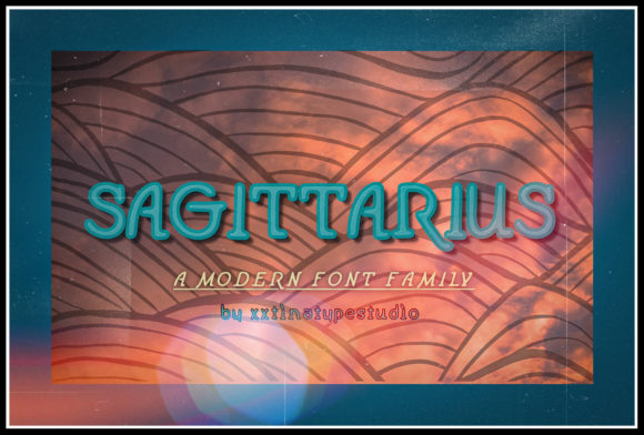Sagittarius Font for Handmade Branding & Display Fonts