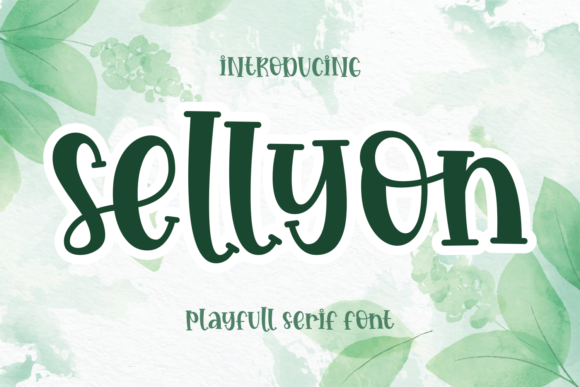 Sellyon Font for Branding That Stands Out