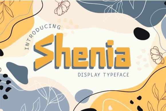 Shenia Font for Small Business Branding