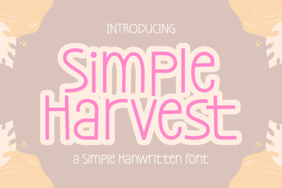 Simple Harvest Font for Polished Brand Identity
