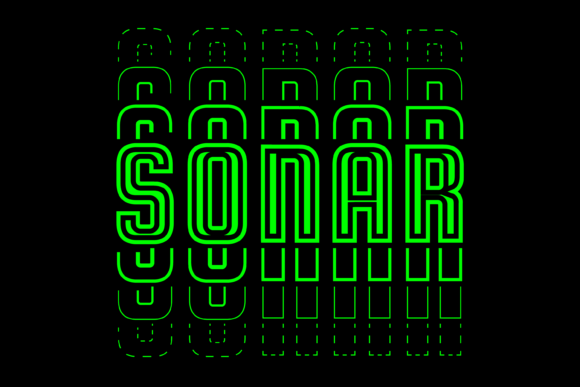 Sonar: A Futuristic Display Font for Editorial Design