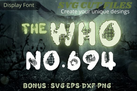 The Who Display Font for Halloween Branding
