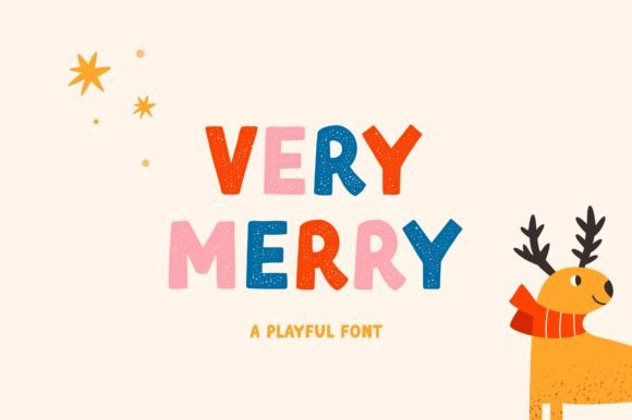 Very Merry Font for Handmade Brands & Printables