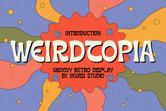 Weirdtopia: A Retro Display Font for Editorial Design