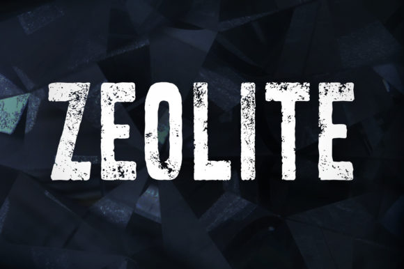 Zeolite: A Cool, Rough-Textured Display Font for Editorial Identity